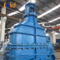 Ductile iron resilient rubber lined gate valves with indicator